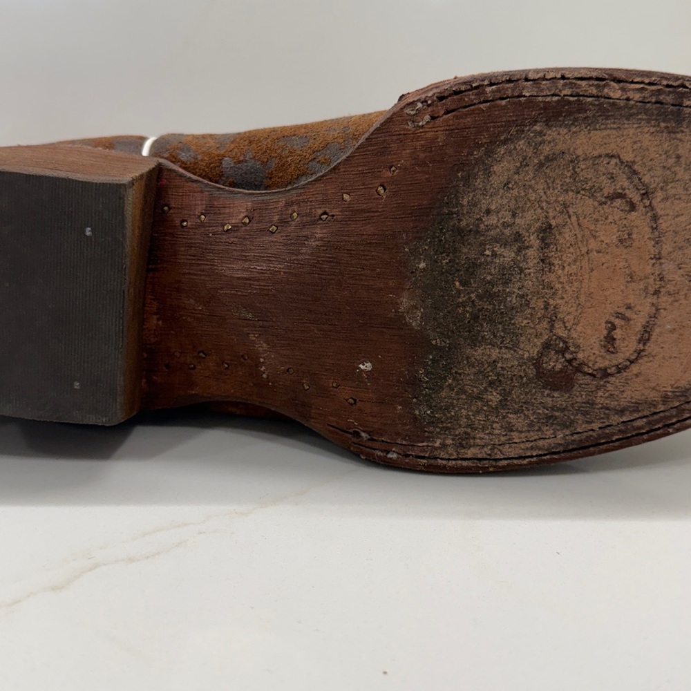 J.B. Dillon Leather Boots - Red white and blue - Picture 11 of 13